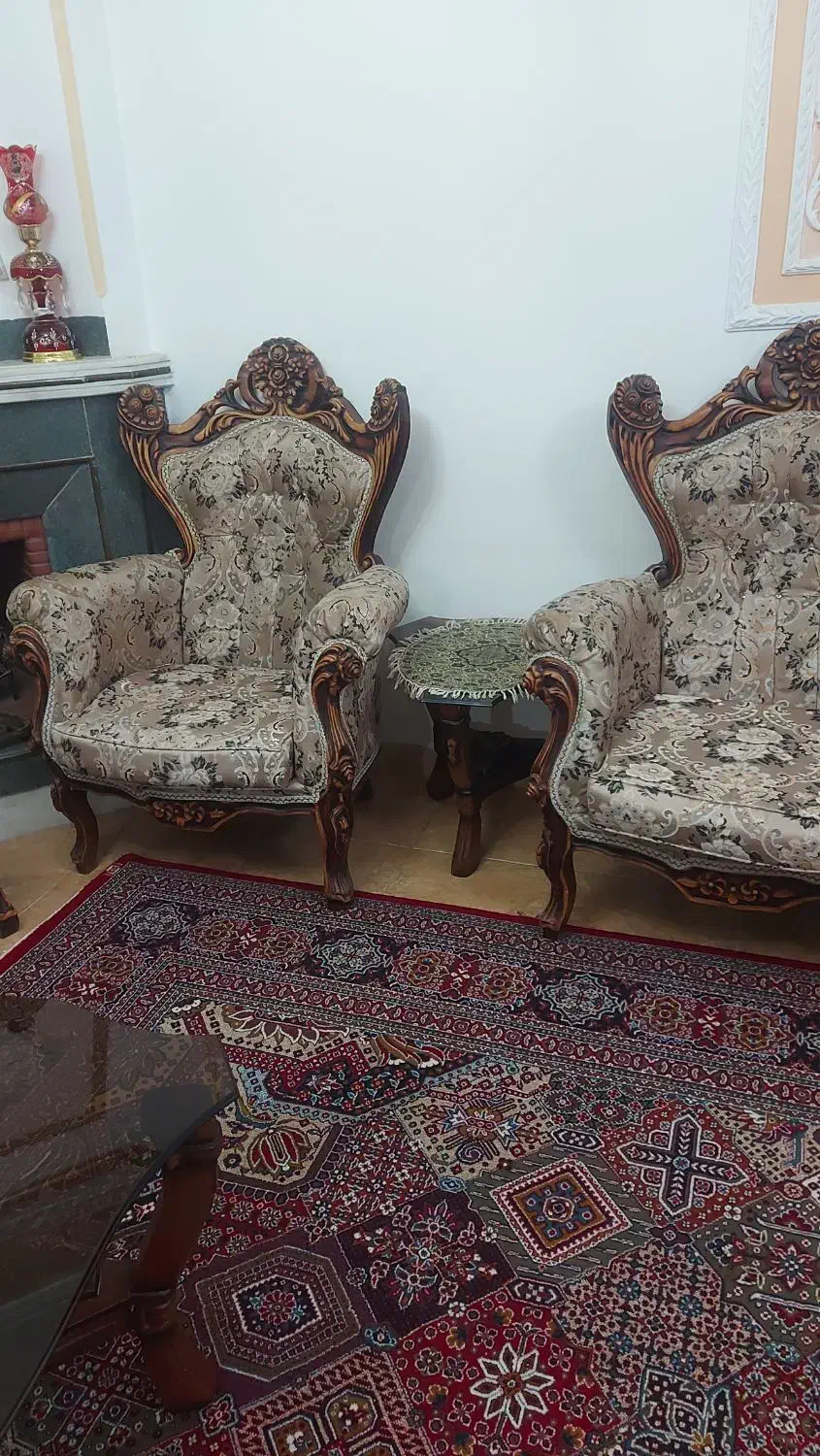 مبل ۹نفره چوب راش|مبلمان خانگی و میز عسلی|سنندج, |دیوار