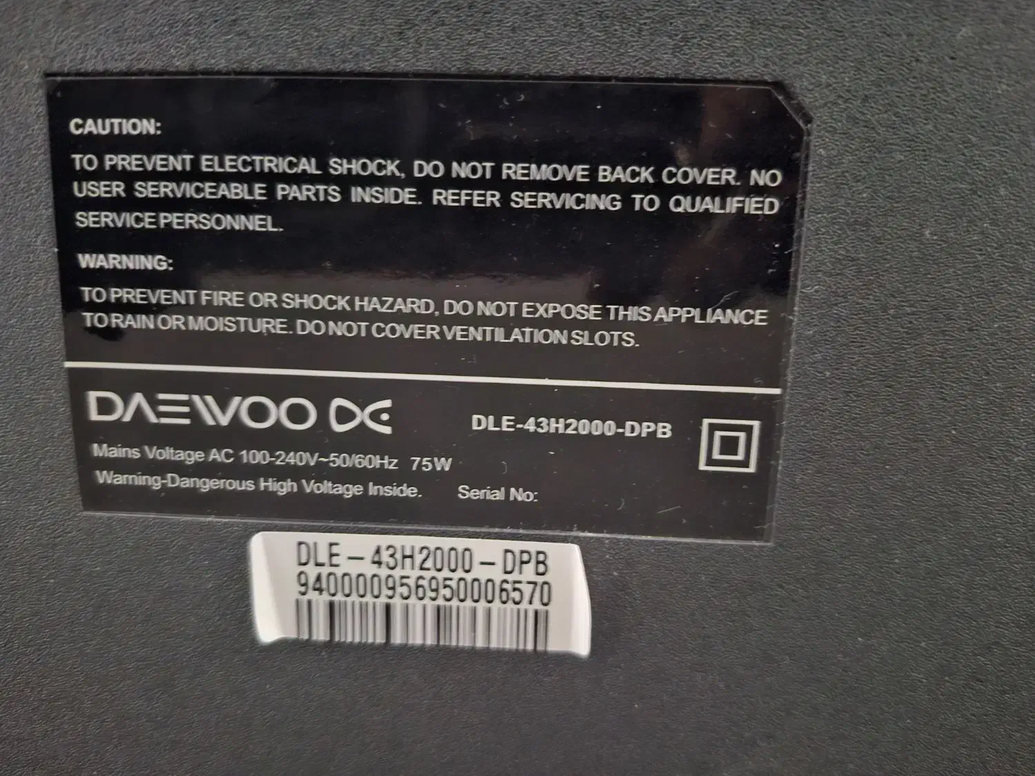 تلوزیون 43 دوو|تلویزیون و پروژکتور|مشهد, هنرستان|دیوار