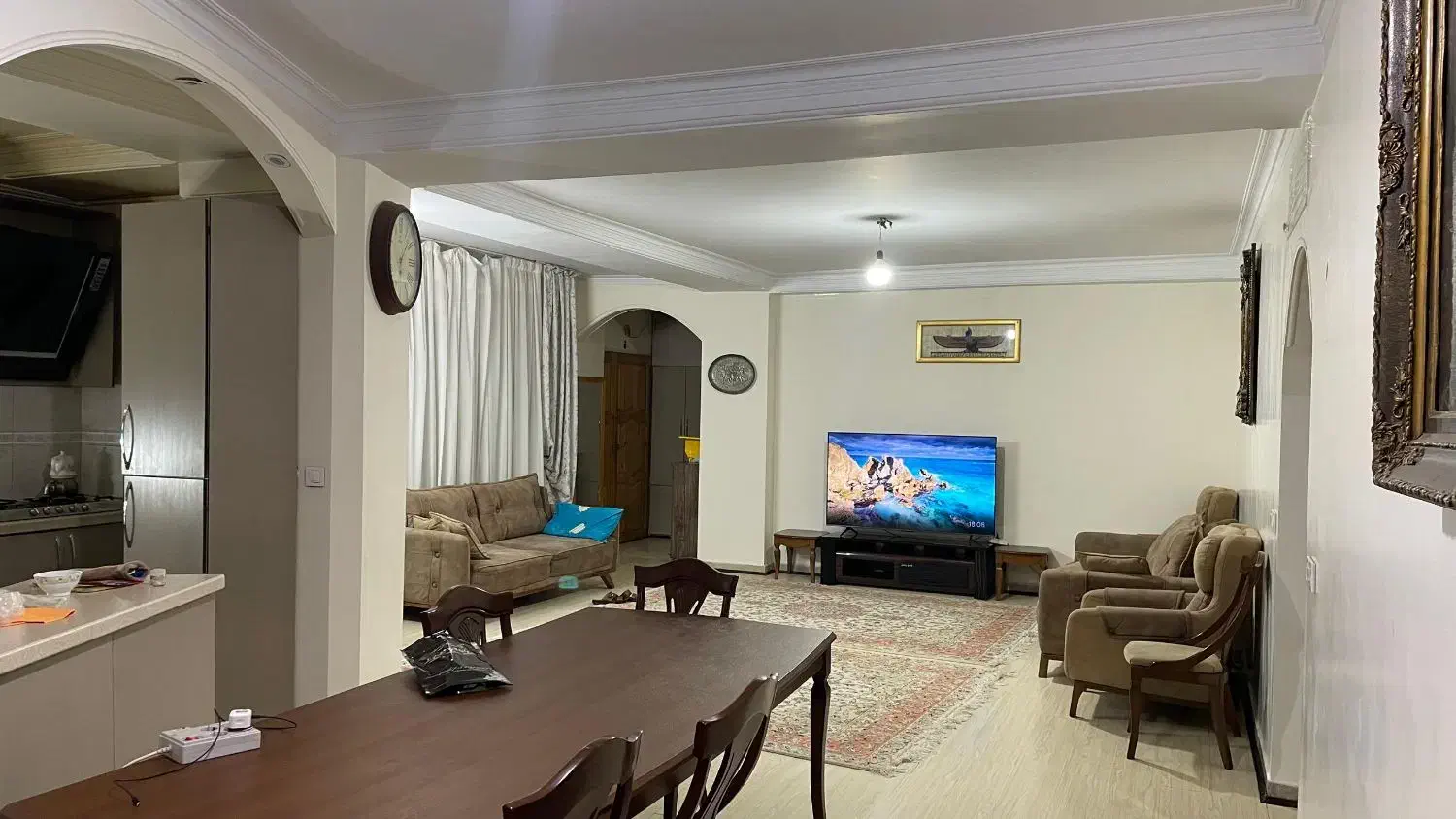 ۱۲۰متر،۲خواب،شهرک هما