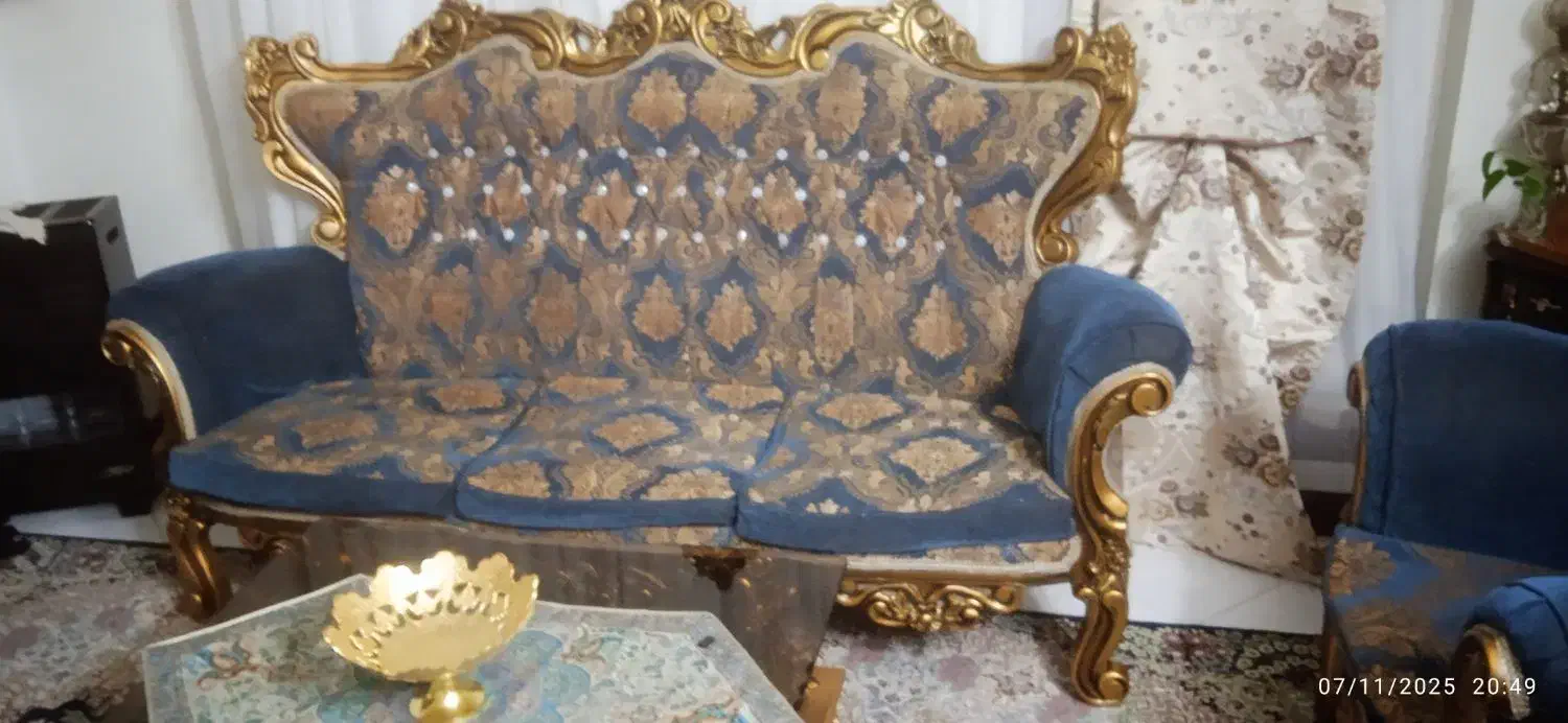 مبل استیل 7 نفره|مبلمان خانگی و میز عسلی|تهران, ائمه اطهار|دیوار