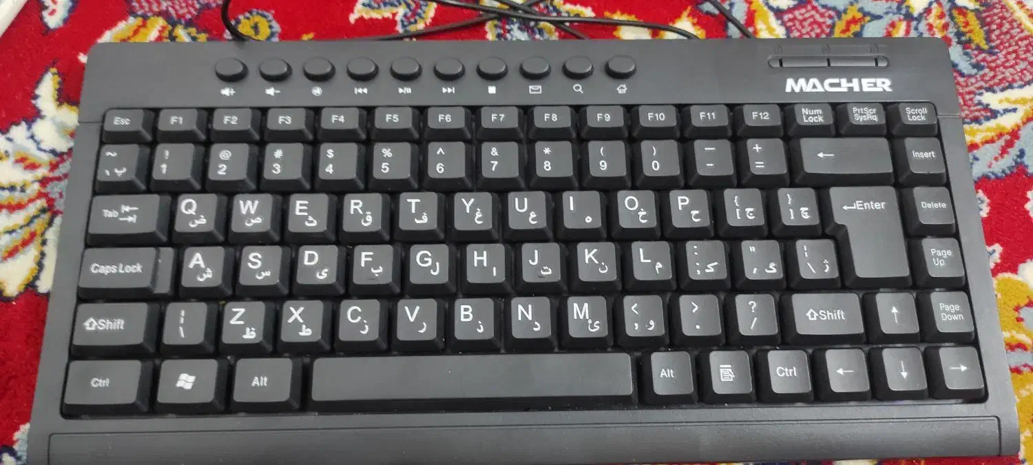 کیبورد Macher کاملا نو و تمیز و سالم|قطعات و لوازم جانبی رایانه|کاشان, فاز ۲ ناجی آباد|دیوار