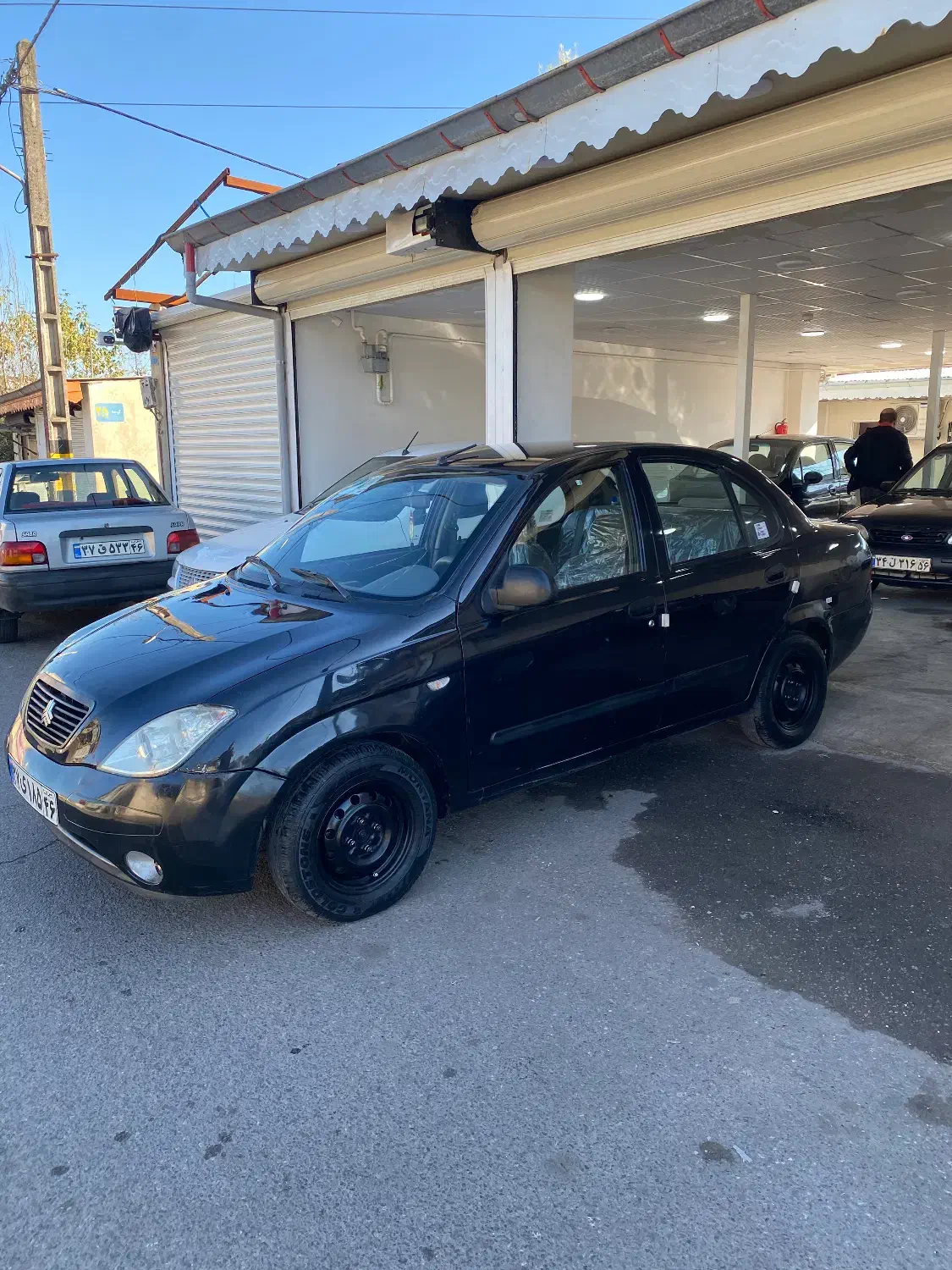 تیبا ۱ مشکی مدل ۹۱|خودرو سواری و وانت|رشت, کوی قدس|دیوار