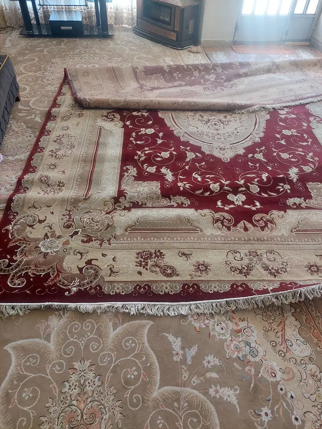 ۲عددفرش|فرش|شیراز, شیشه‌گری|دیوار