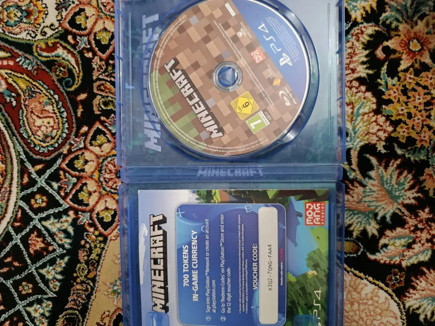 سی دی بازی MINECRAFT سالم PS4|کنسول، بازی ویدئویی و آنلاین|تهران, نظام‌آباد|دیوار