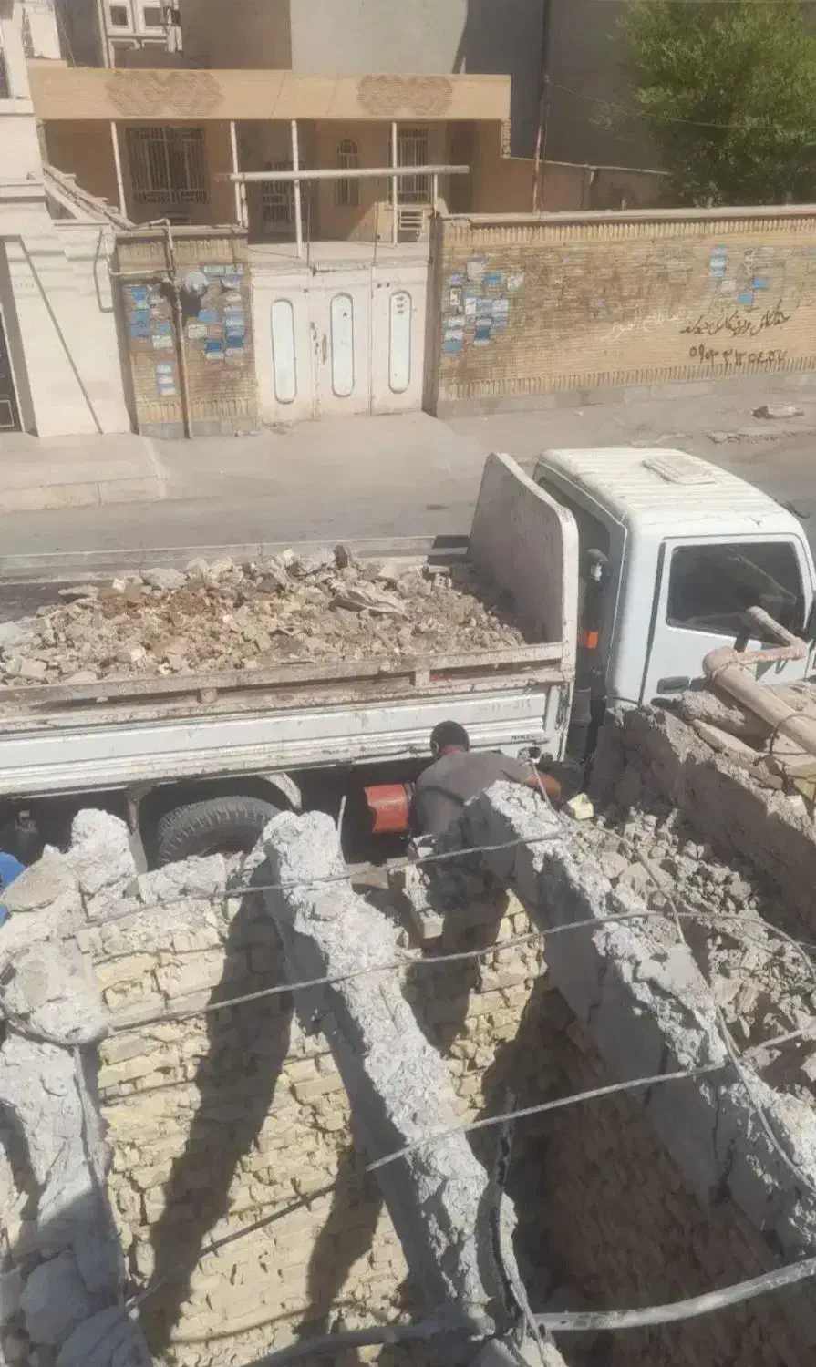 تخریب سنگ چینی|خدمات پیشه و مهارت|کارون, |دیوار