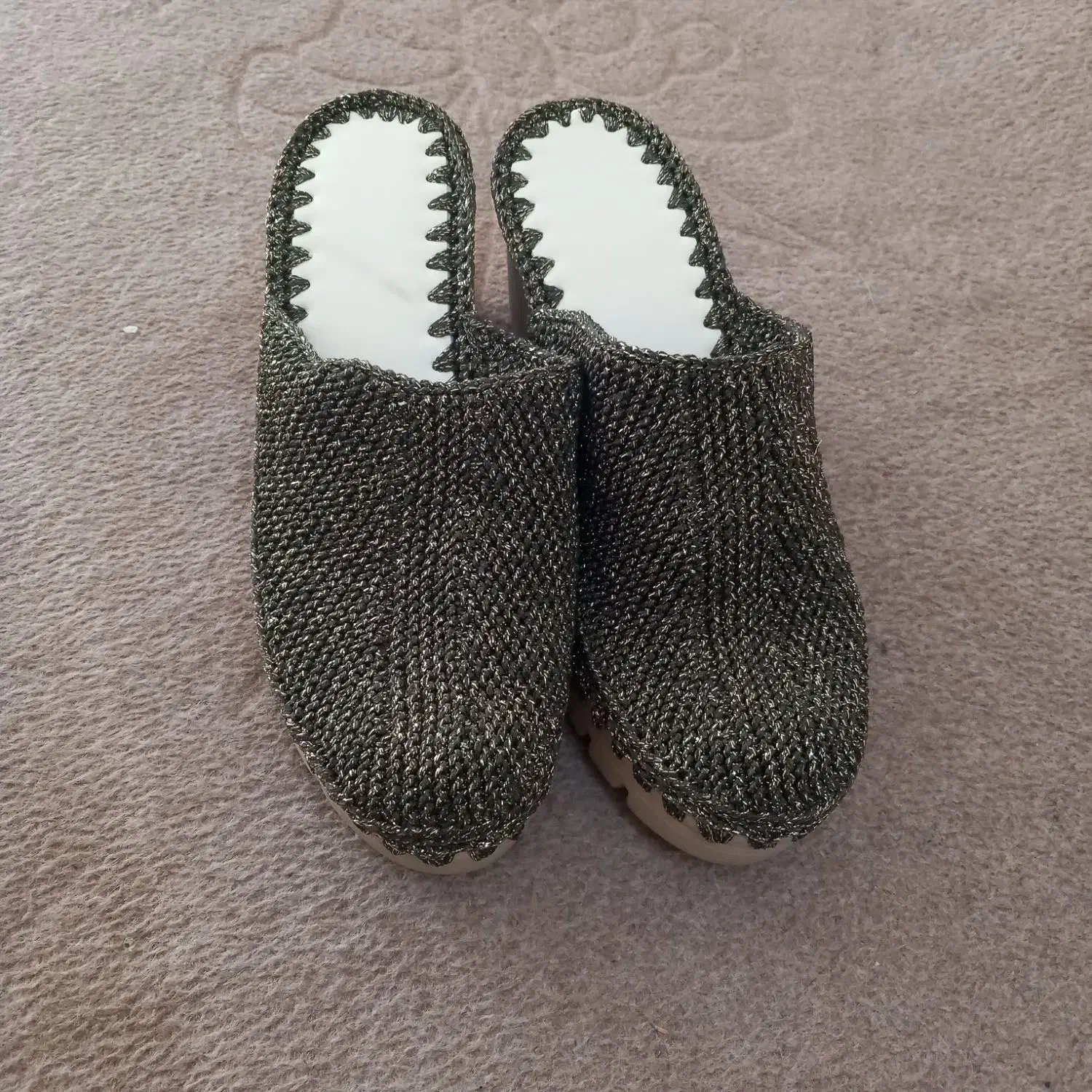 دمپایی بافتنی زیبا|کیف، کفش، کمربند|بروجرد, |دیوار