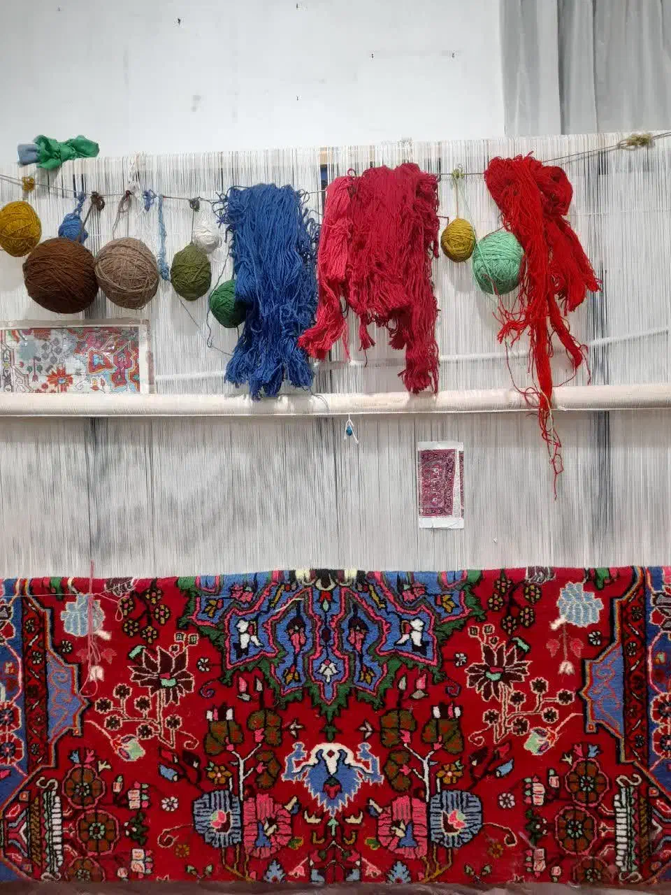 قالی دستباف|گلیم، جاجیم، گبه|نهاوند, |دیوار