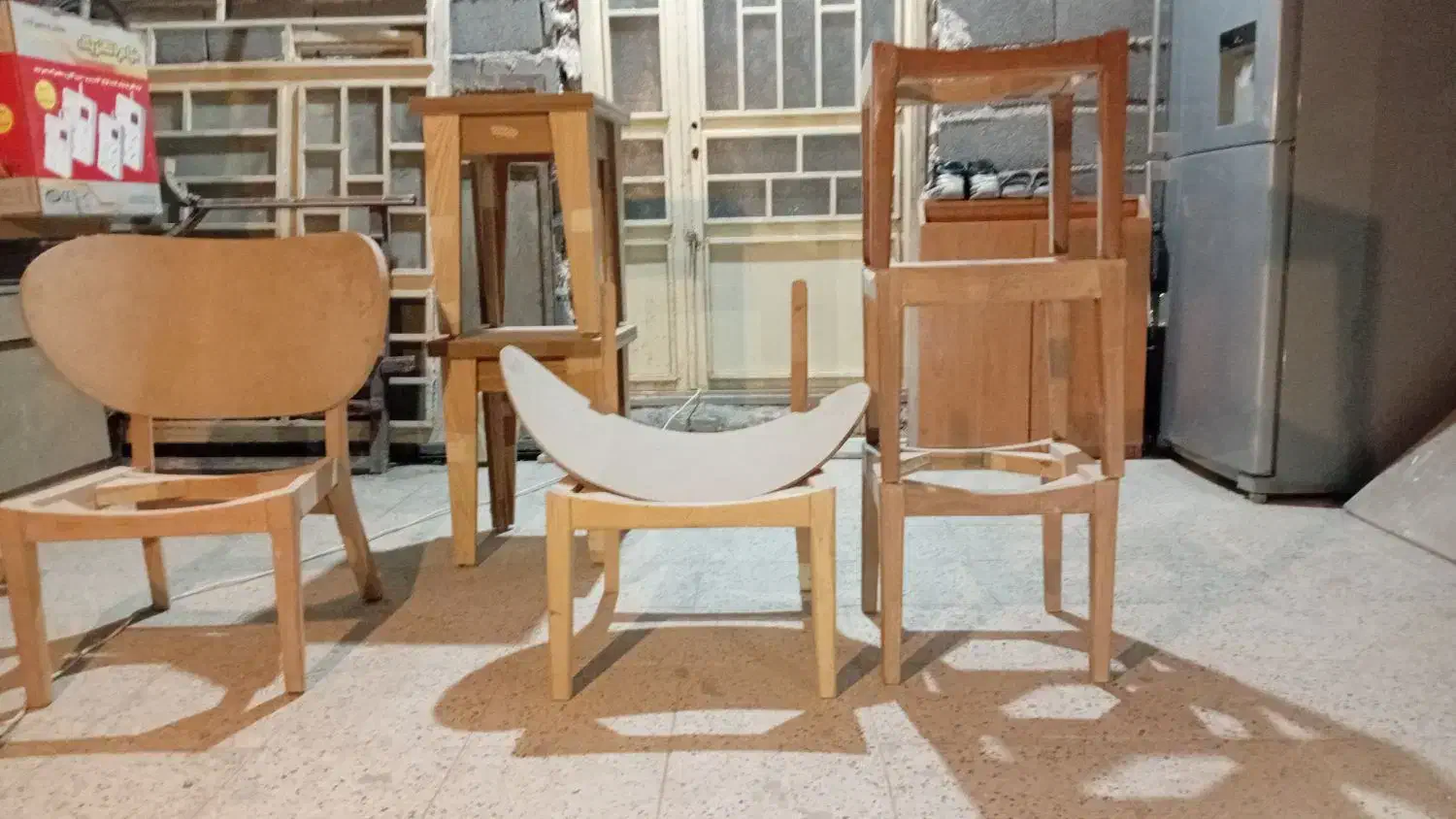 میز عسلی و صندلی قهوه خوری خام|مبلمان خانگی و میز عسلی|شاندیز, |دیوار