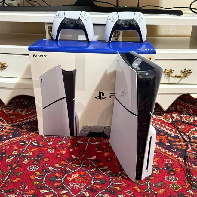 Ps5 slim drive دو‌دسته|کنسول، بازی ویدئویی و آنلاین|شیراز, عفیف‌آباد|دیوار