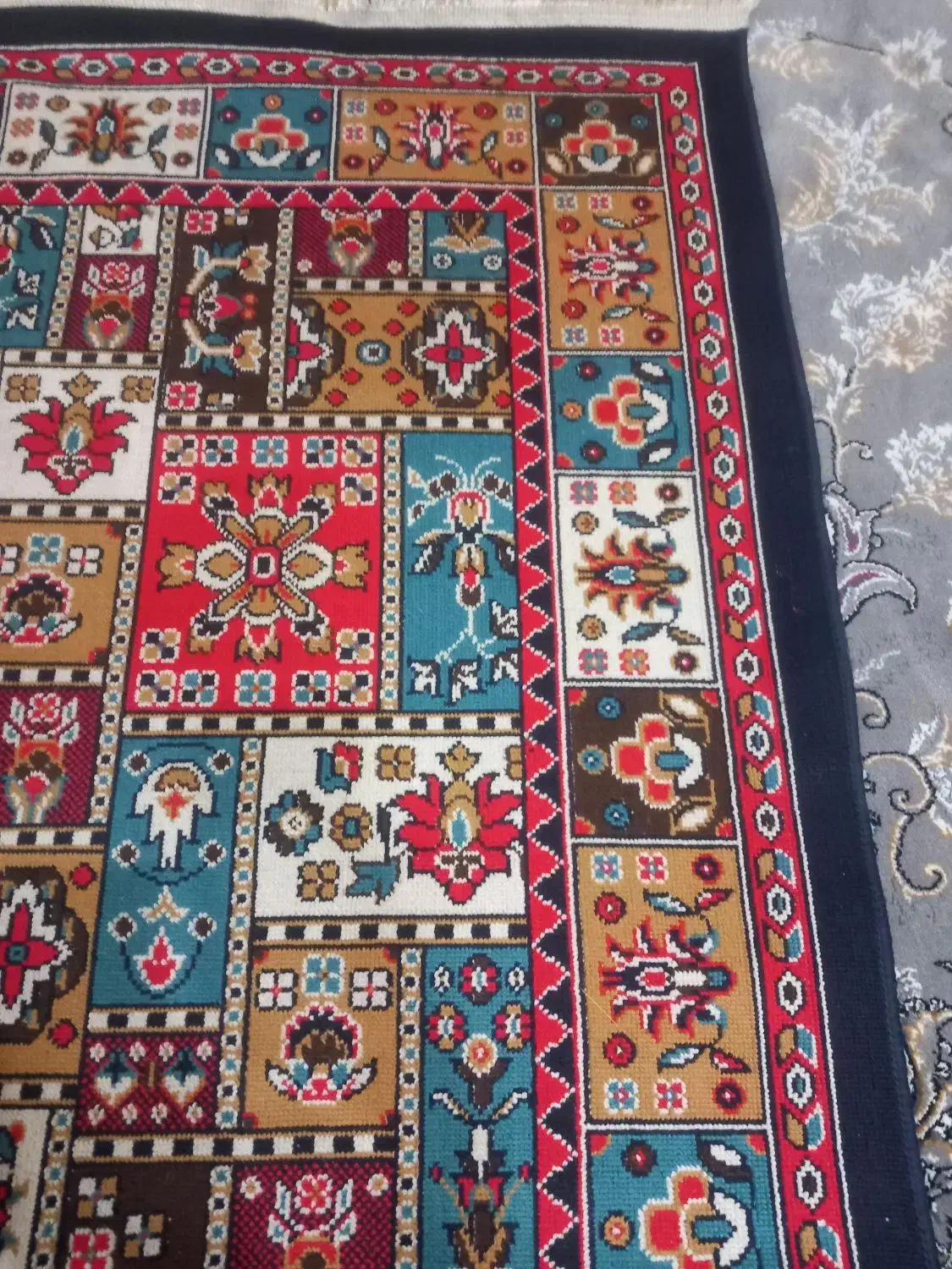 گلیم فرش ۱/۵در۲/۵|گلیم، جاجیم، گبه|اصفهان, شمس آباد|دیوار