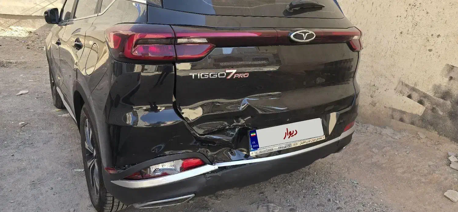 تیگو ۷ پرو پرمیوم ۱۴۰۳ مشکی|خودرو سواری و وانت|قم, شهرک قدس|دیوار