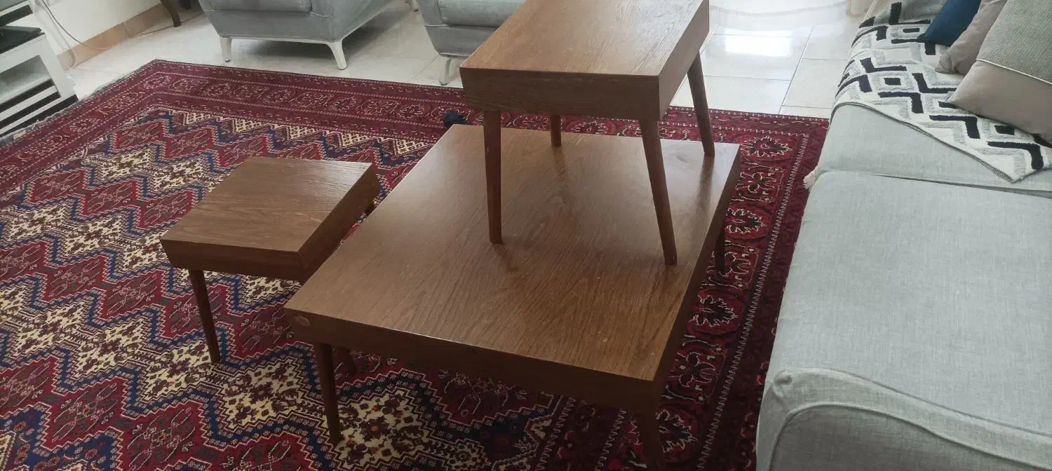 فروش فوری میزوسط به همراه دوعسلی|مبلمان خانگی و میز عسلی|ری, اقدسیه|دیوار