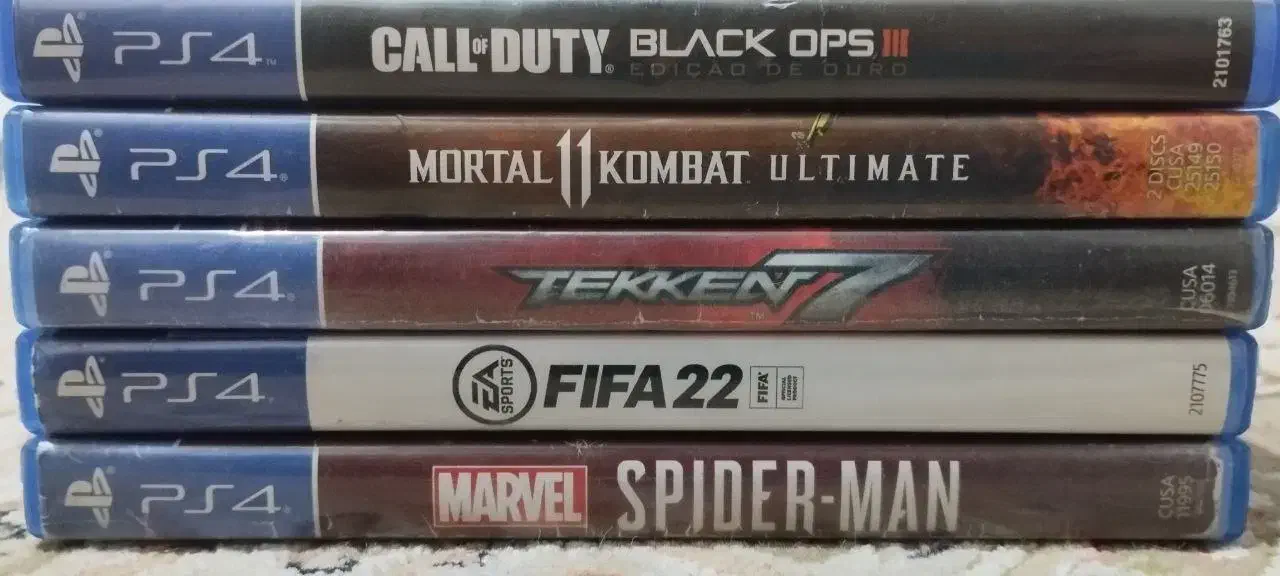 تعدادی دیسک PS4|کنسول، بازی ویدئویی و آنلاین|رشت, منظریه|دیوار