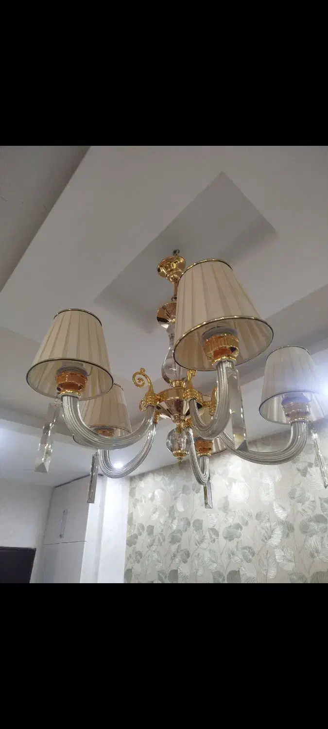 لوستر ۵ شاخه|لوستر و چراغ آویز|اراک, |دیوار