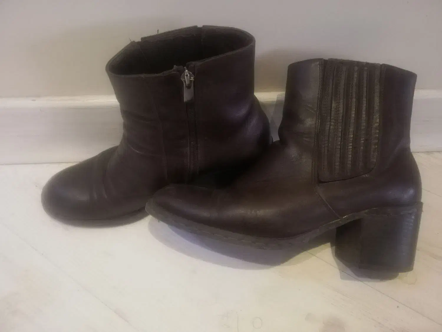 کفش چرم نیم بوت قهوه ای نو|کیف، کفش، کمربند|تهران, تجریش|دیوار