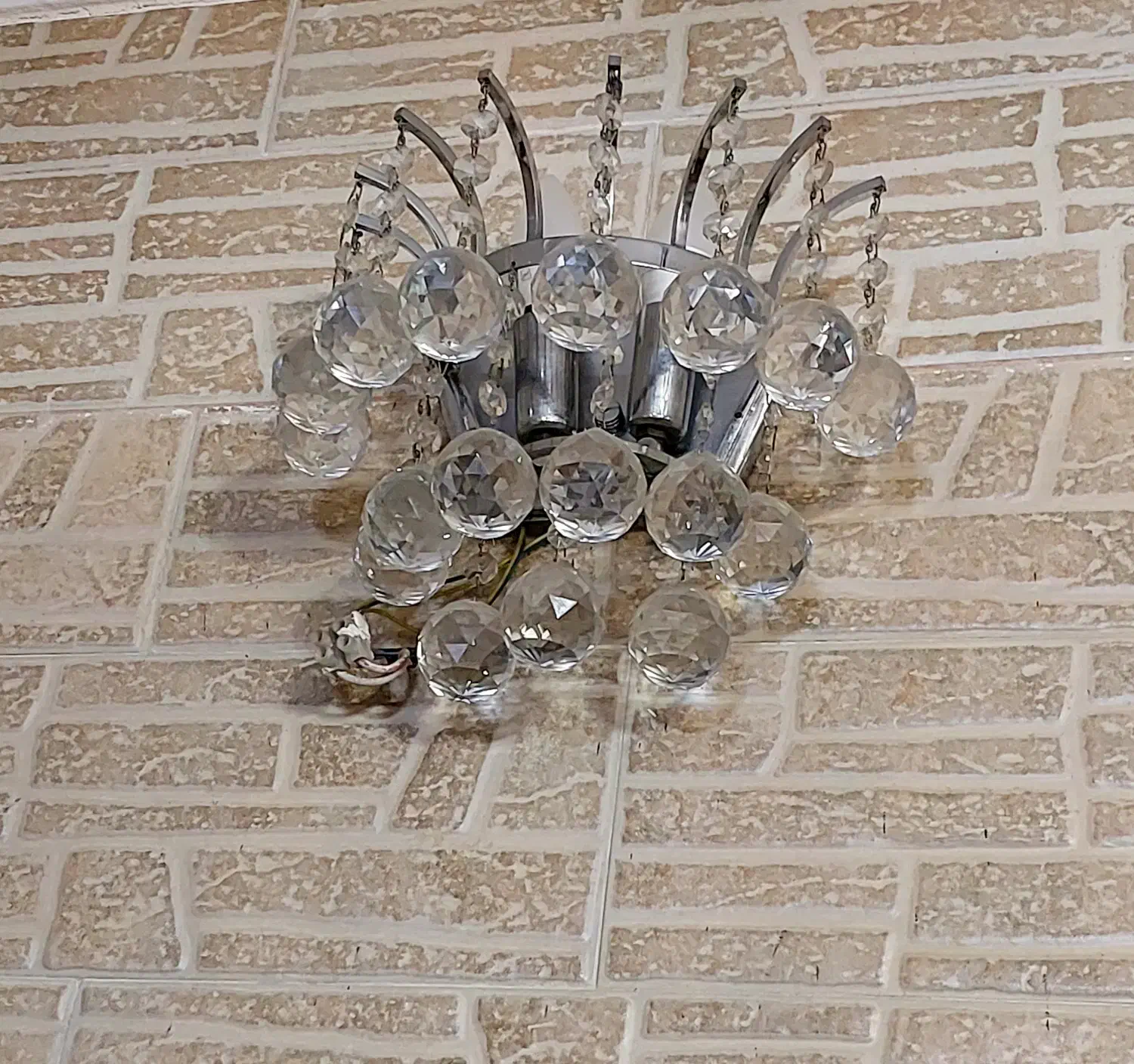 لوستر کریستال اتریشی ۲ عدد و۳ عدد دیوارکوب|لوستر و چراغ آویز|تهران, دانشگاه شریف|دیوار