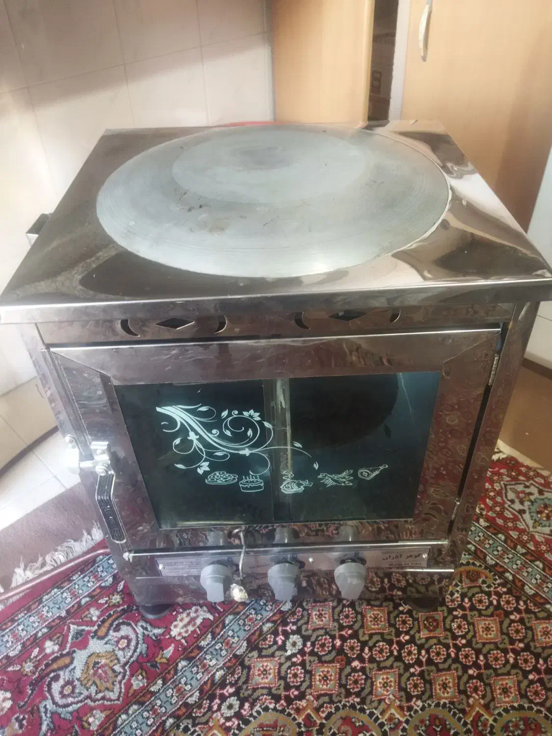 تنور گازی استیل دوچدن|اجاق گاز و لوازم برقی پخت‌وپز|قروه, |دیوار