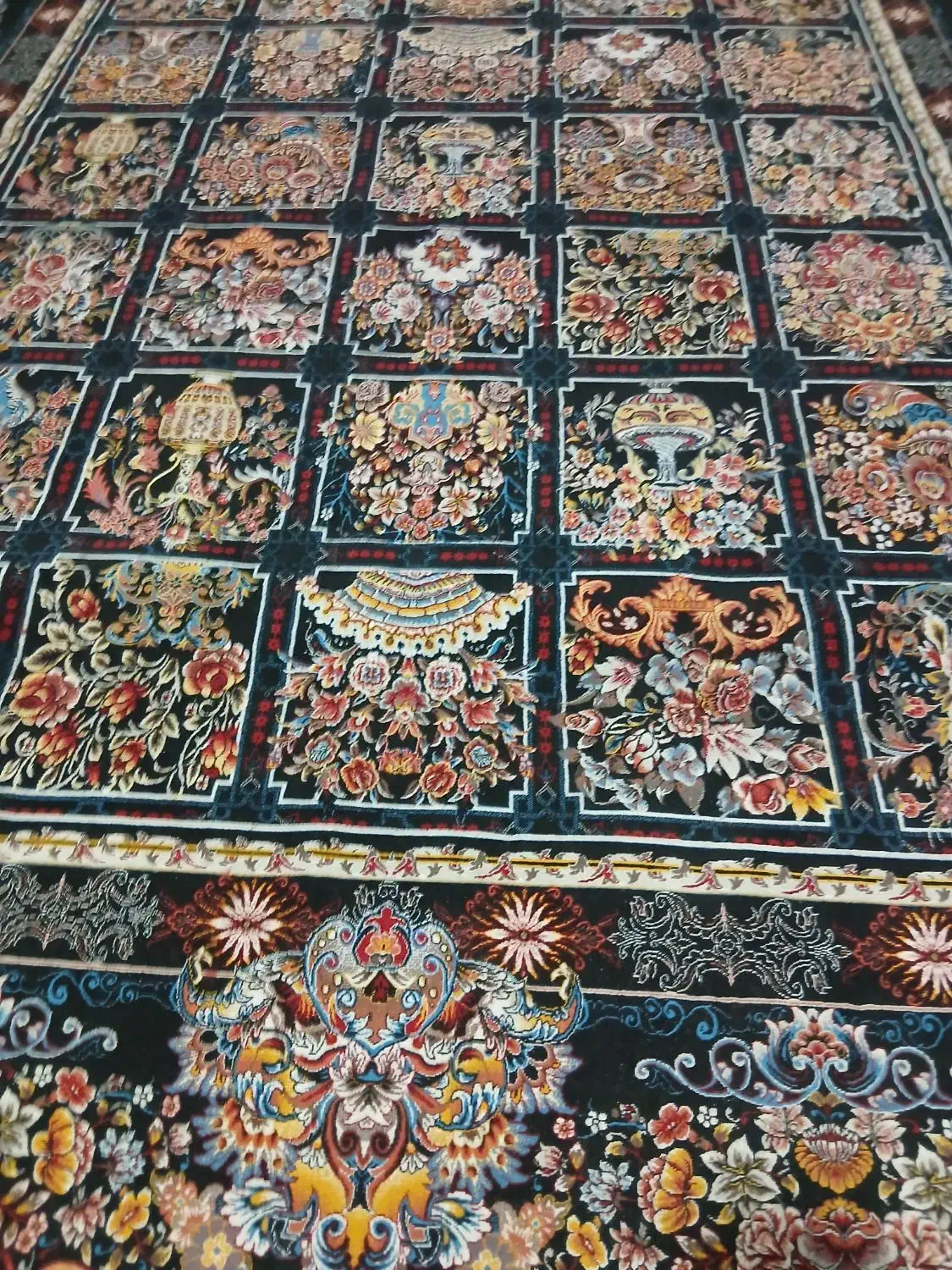 فرش ۳در۴ جفت باهم|فرش|بجنورد, |دیوار