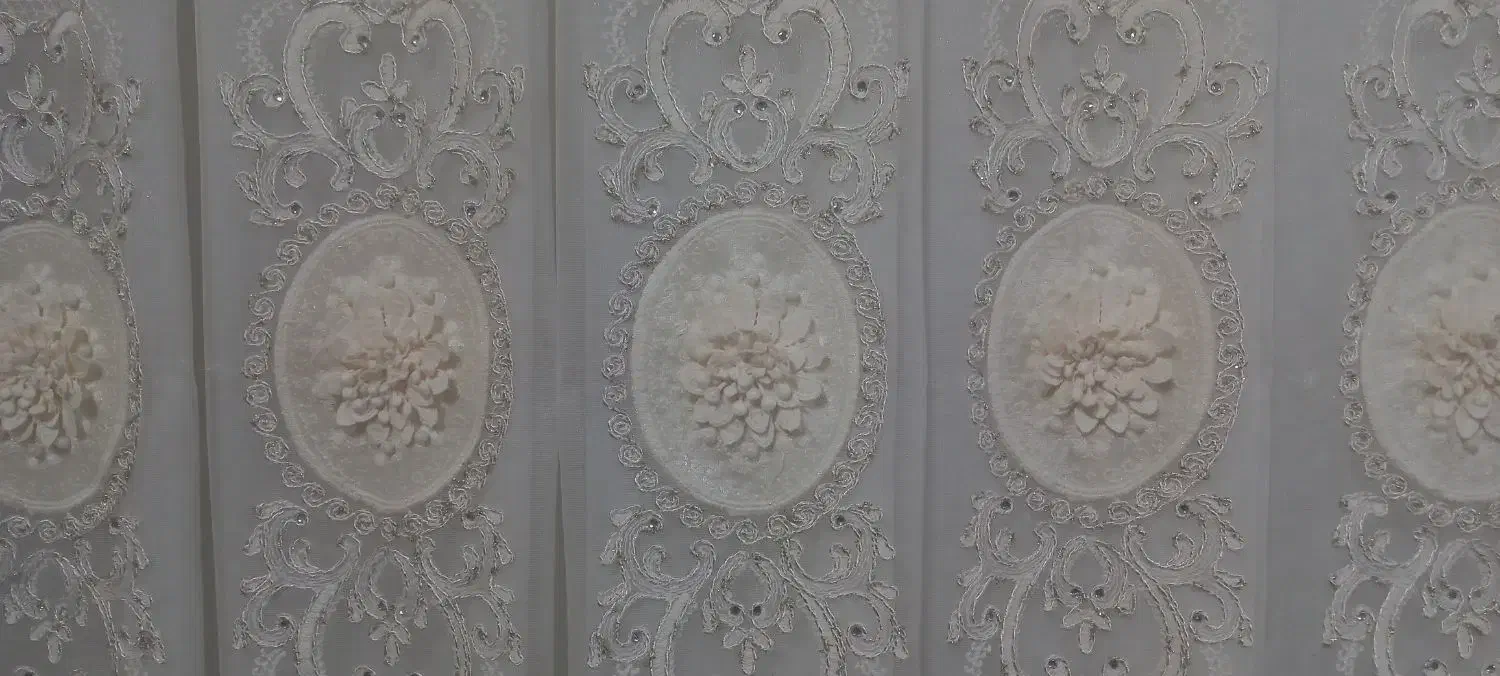 پرده|پرده، رانر، رومیزی|قم, وادی السلام|دیوار