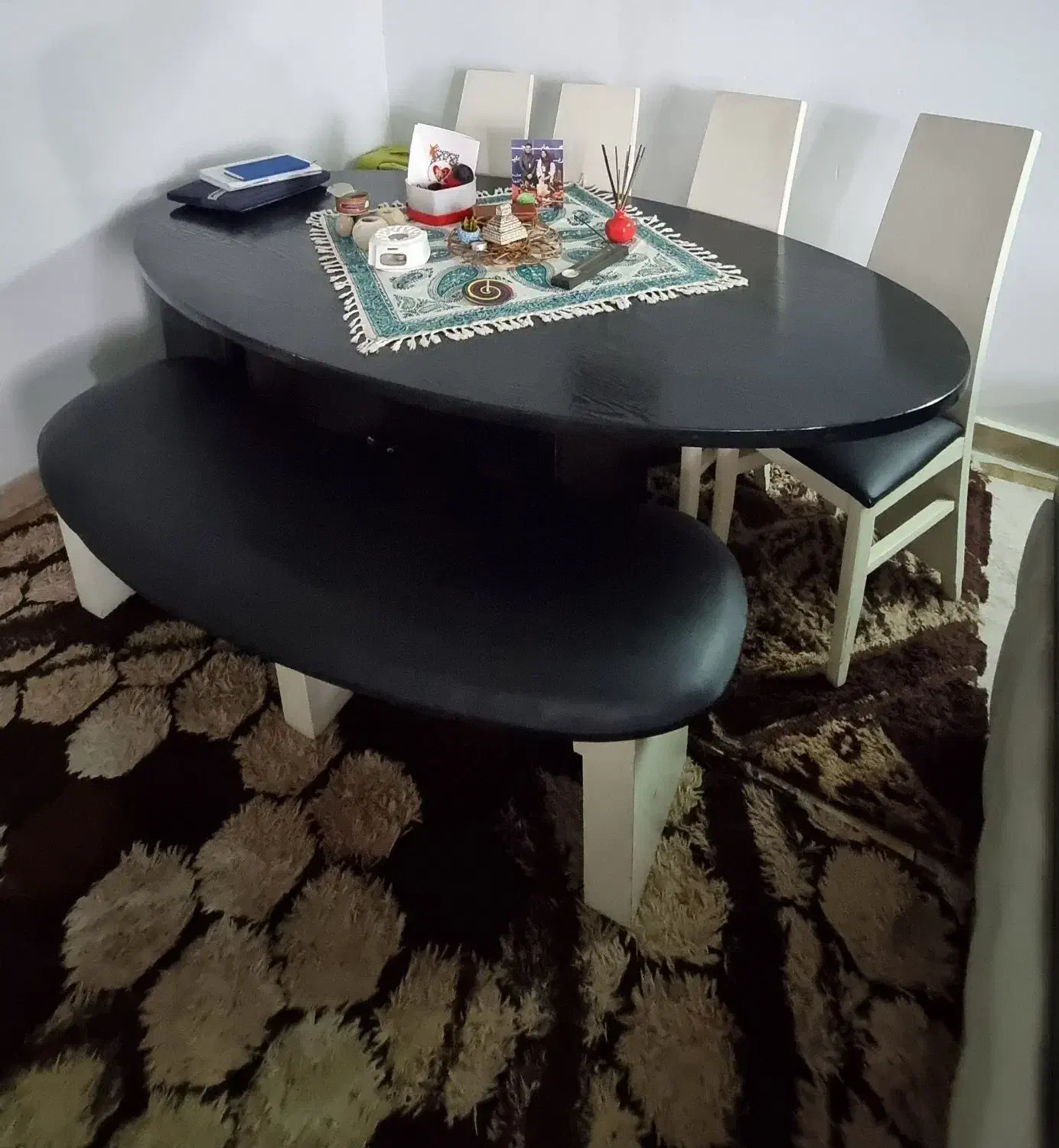 ست مبل و ناهارخوری چوبی با (میز تلویزیون ،کمد)|مبلمان خانگی و میز عسلی|تهران, امام زاده حسن|دیوار