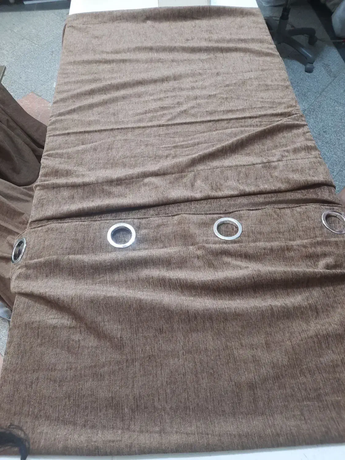 پرده شانل قهوه ای|پرده، رانر، رومیزی|ملایر, |دیوار