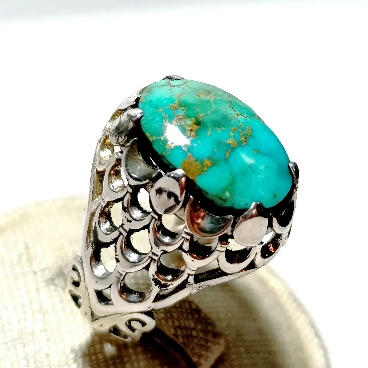 انگشتر های فیروزه نیشابوری اصل|جواهرات|اصفهان, پوریای ولی|دیوار