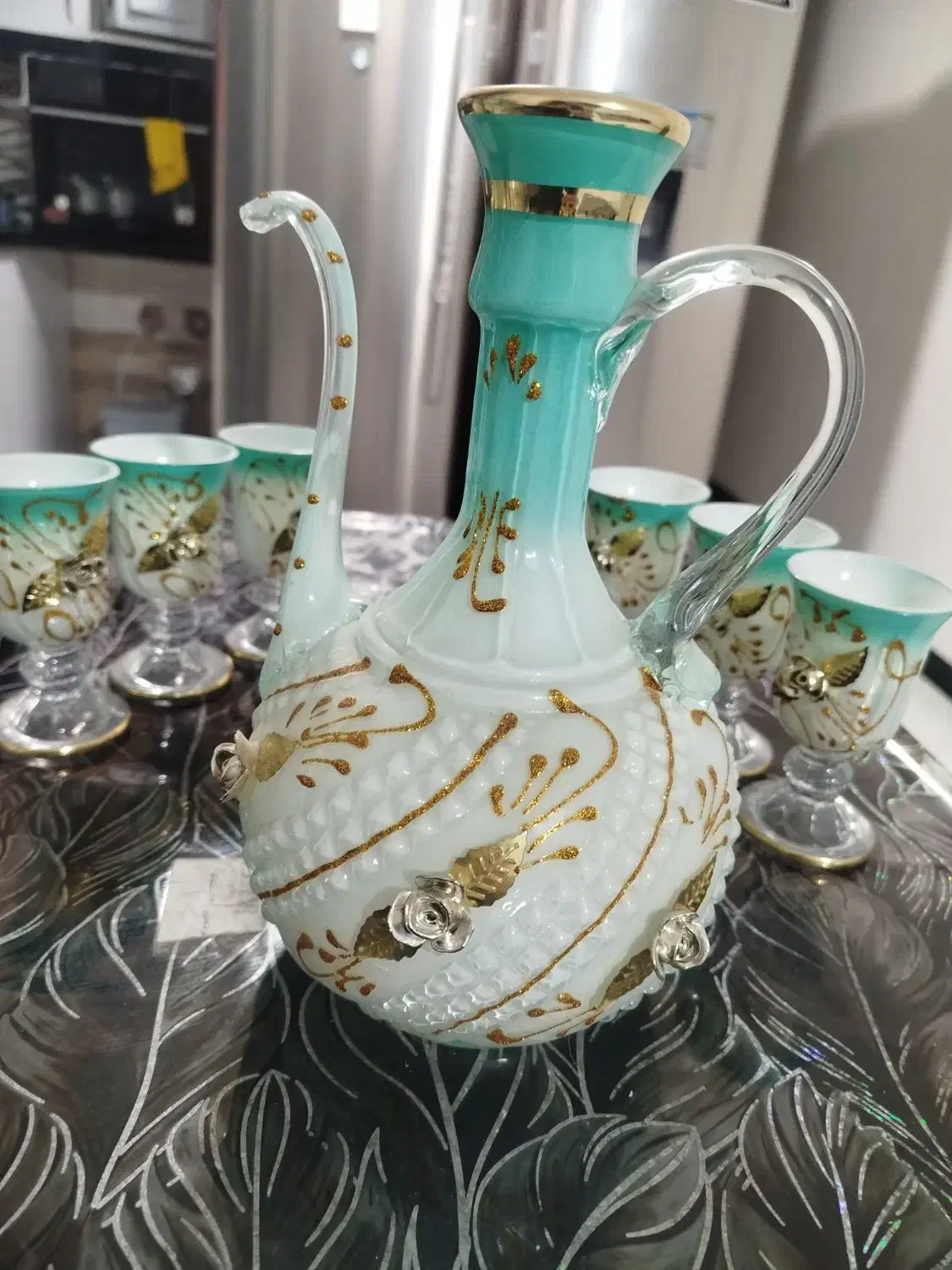 دکوری بوفه پذیرایی ست کامل گلدان رومیزی|ظروف سرو و پذیرایی|مشهد, امیرآباد|دیوار