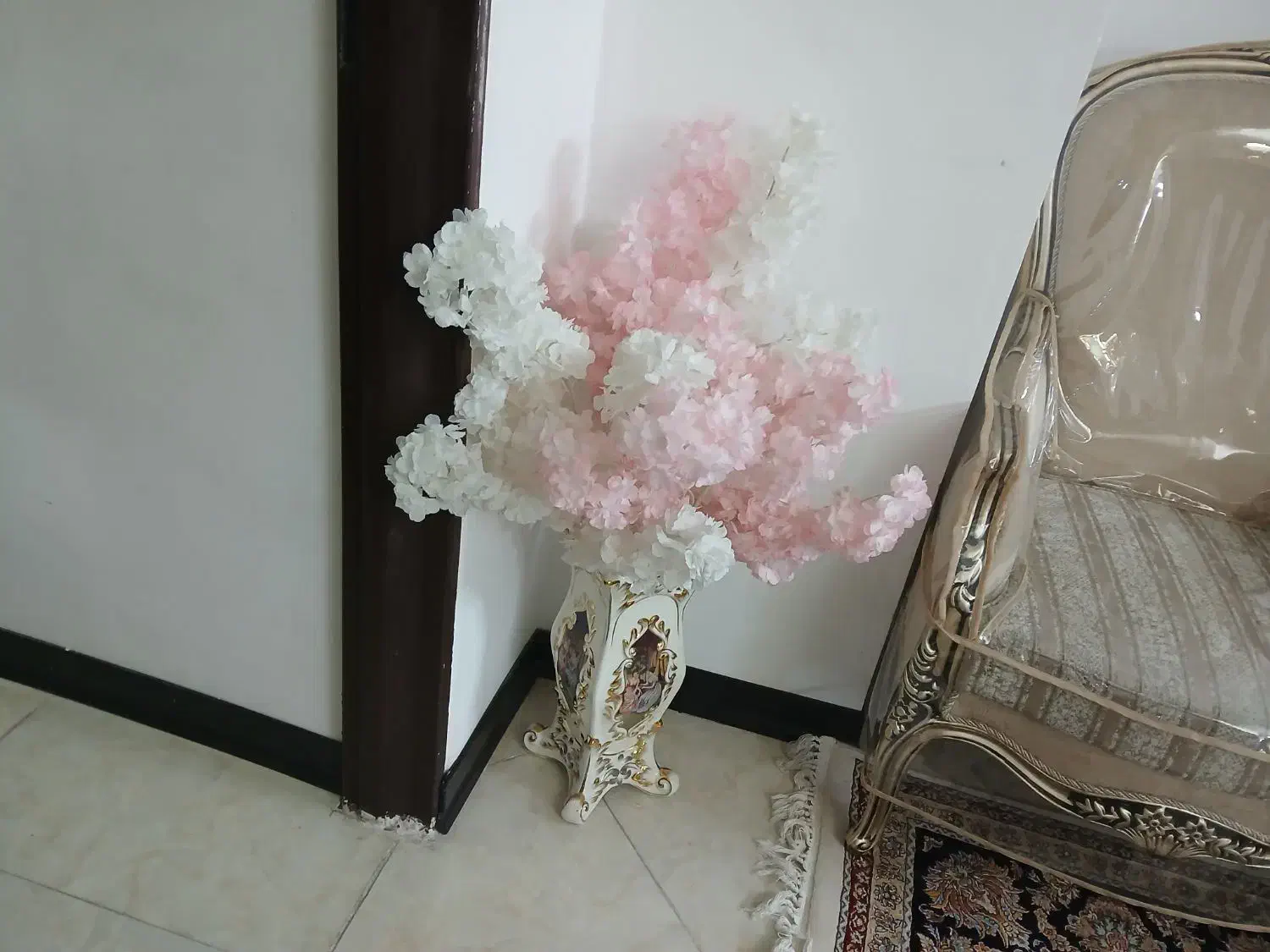 گل مصنوعی زیبا|گل مصنوعی|ری, شهید بهشتی|دیوار