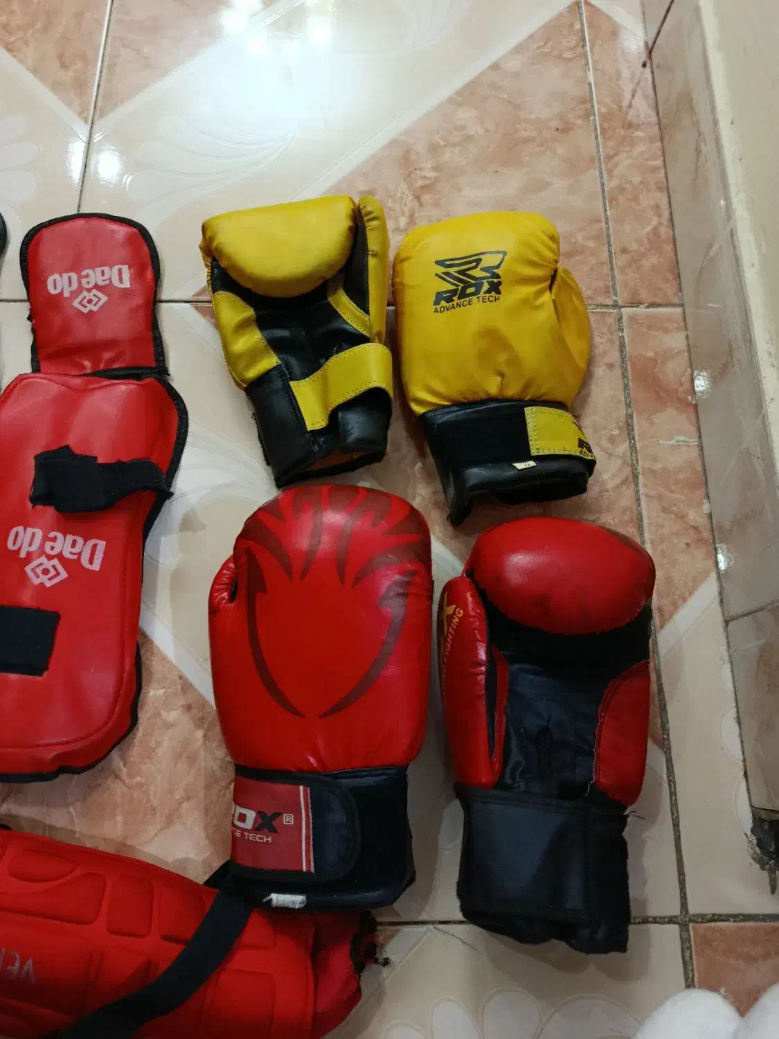 لوازم بوکس همه باهم ۶۵۰هزار|تجهیزات ورزشی|محمدشهر, محمدشهر|دیوار