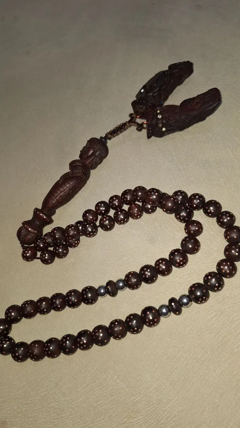 تسبیح عناب دست ساز قدیمی|بدلیجات|اهواز, کمپلو جنوبی|دیوار