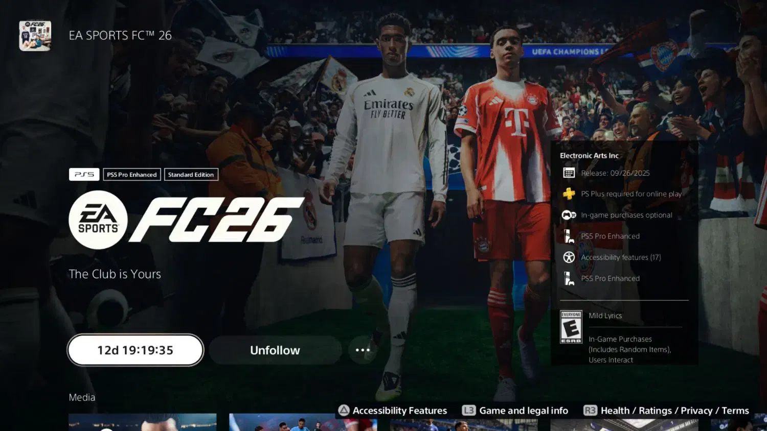 بازی اف سی ۲۶ برای ps4 و ps5 قابلنصب fc26 آلتیمیت|کنسول، بازی ویدئویی و آنلاین|ری, فیروزآبادی|دیوار