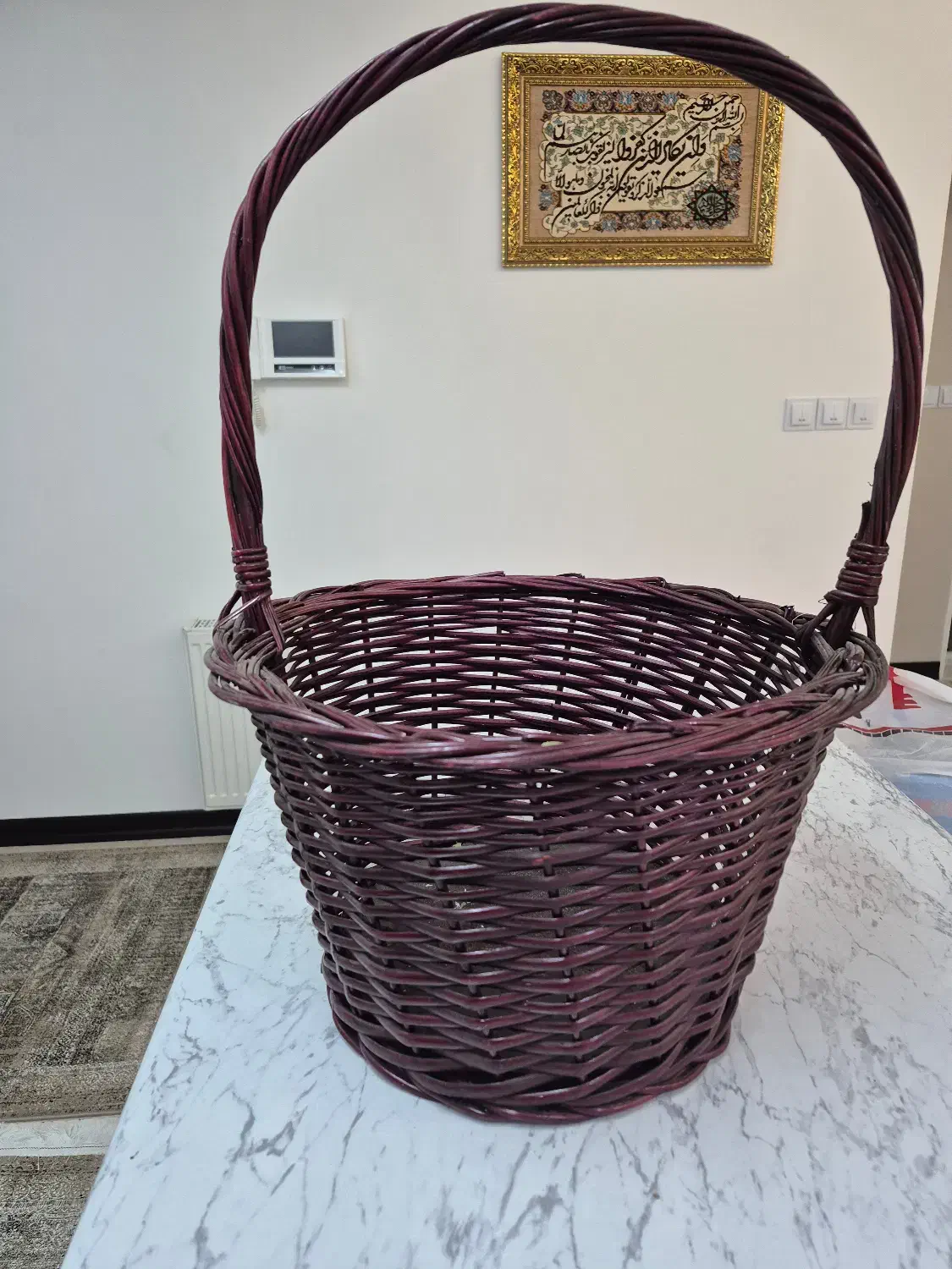 سبدگل مصنوعی|گل مصنوعی|قم, بکایی|دیوار