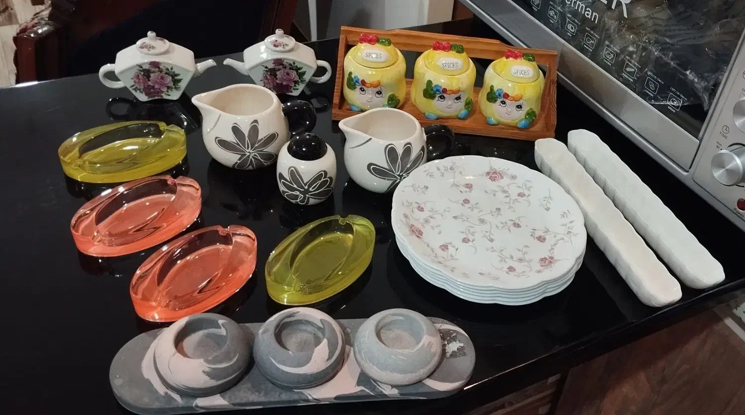 ظروف دکوری صفر یکجا|ظروف سرو و پذیرایی|جیرفت, |دیوار