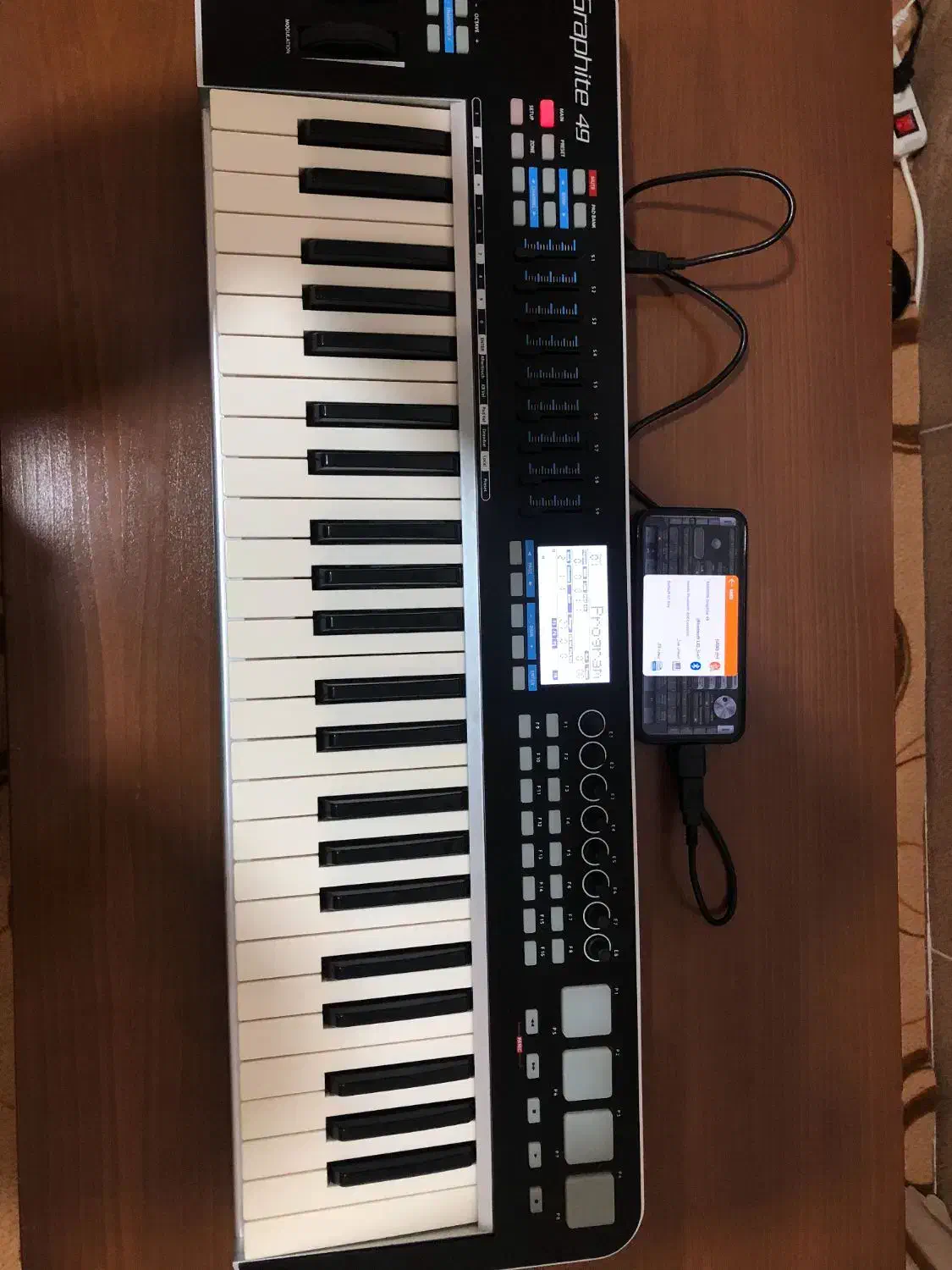 میدی کنترلر SAMSON مدل Graphite 49|پیانو، کیبورد، آکاردئون|مینودشت, |دیوار