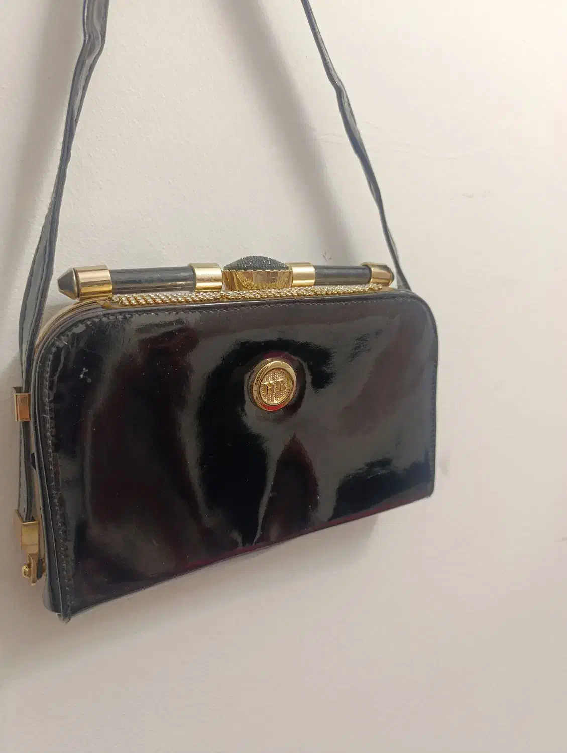 کیف ورنی مجلسی مشکی|کیف، کفش، کمربند|تهران, باشگاه نفت|دیوار