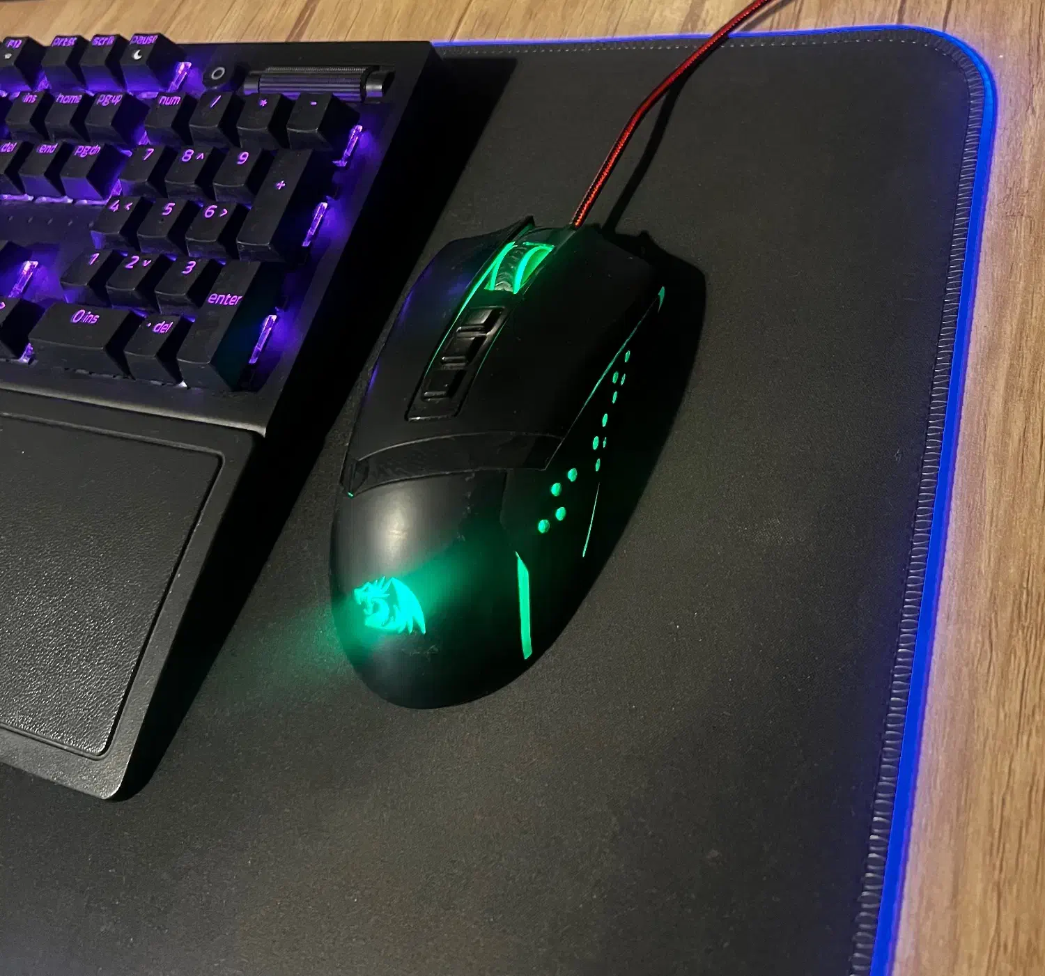 کیبورد گیمینگ razer blackwidow v3 و ماوس ردراگون|قطعات و لوازم جانبی رایانه|تهران, جنت‌آباد جنوبی|دیوار