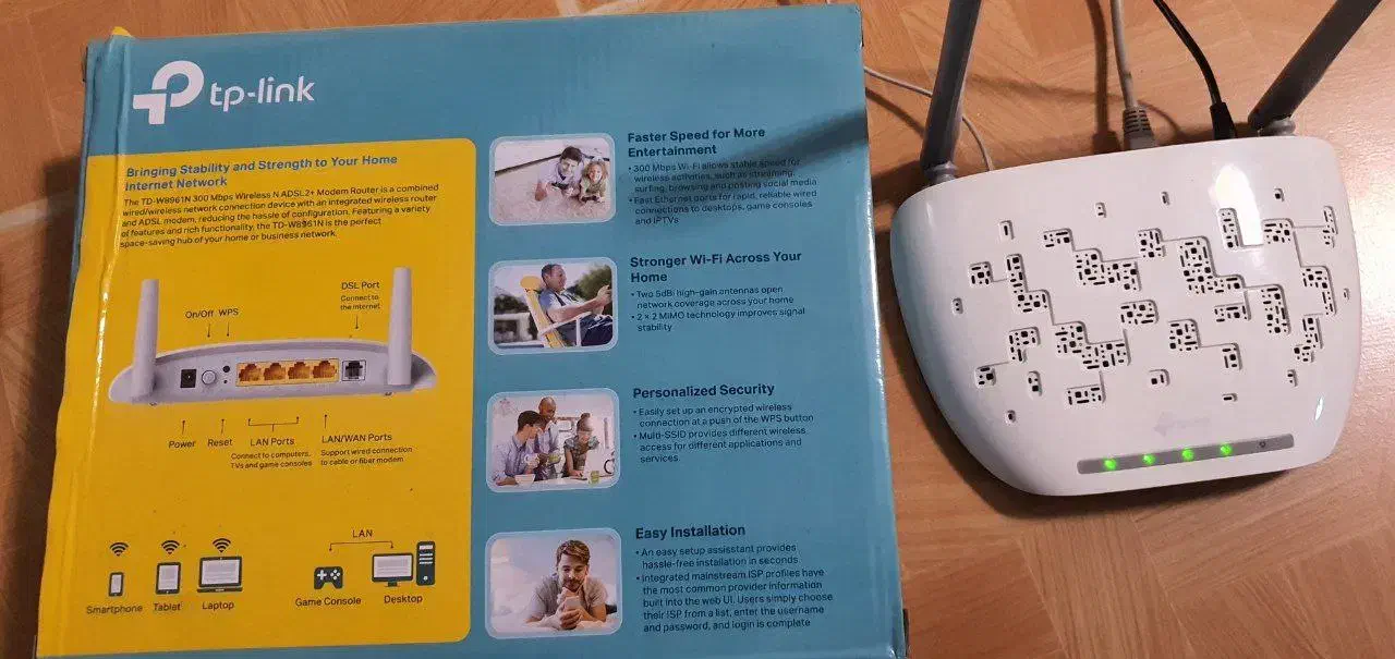 مودم tplink دو آنتن|مودم و تجهیزات شبکه|گرگان, |دیوار