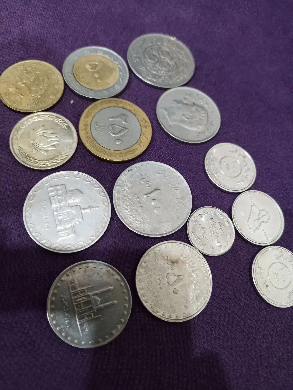 سکه های قدیمی و کلکسیونی بسیار کمیاب|کلکسیون سکه، تمبر، اسکناس|رشت, پل تالشان|دیوار