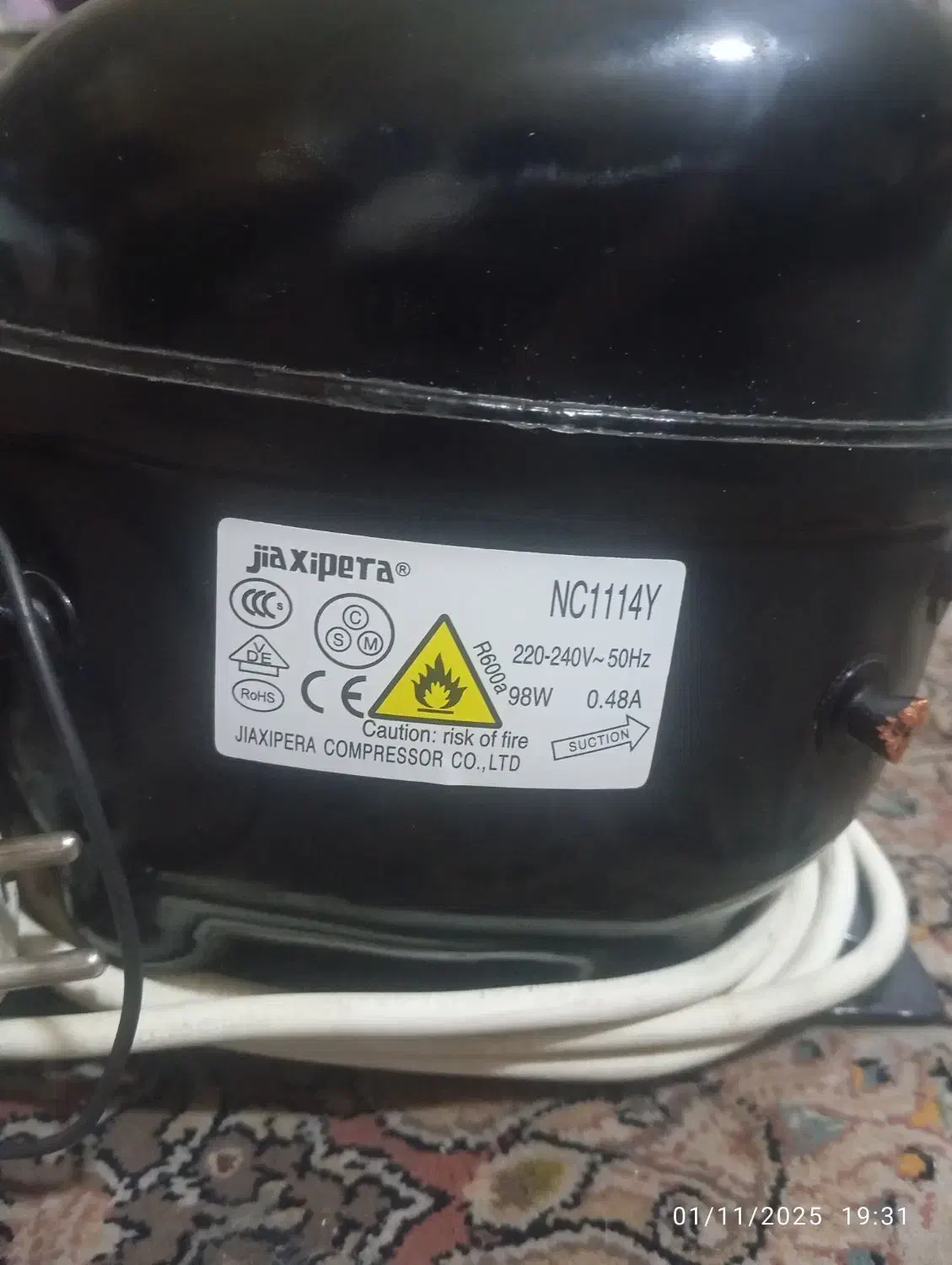 موتور کمپرسور یخچال و فریزر آکبند اصلی ژاپنی|یخچال و فریزر|مشهد, حجت|دیوار