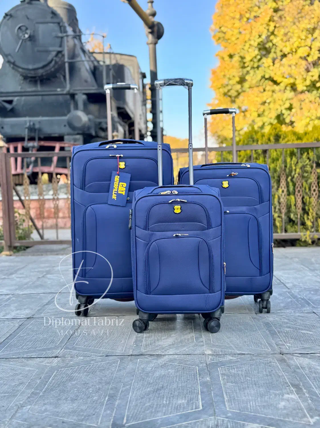 چمدان کاترپیلار چهارچرخ / وارداتی اقتصادی|کیف، کفش، کمربند|تبریز, |دیوار