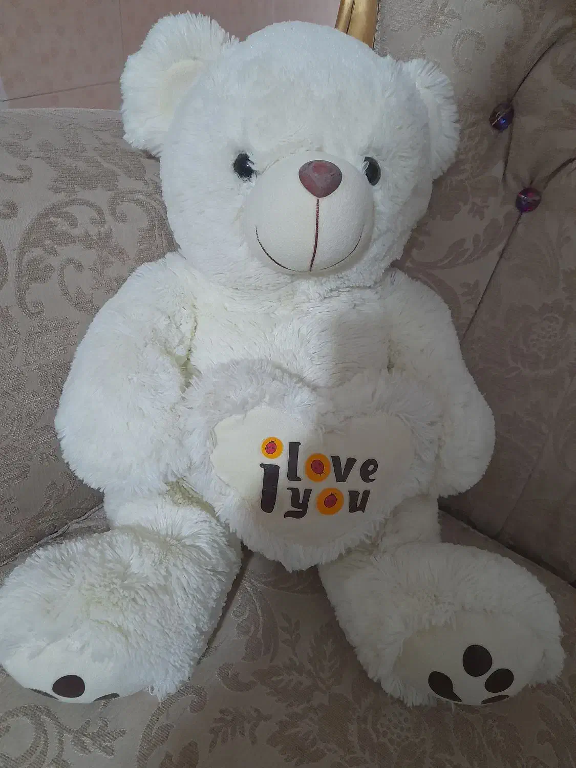 خرس شیری رنگ|اسباببازی بچه|بروجرد, |دیوار