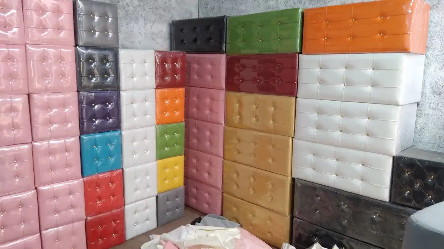 پاف مکعبی تک نفره|صندلی و نیمکت|پاکدشت, خاتون آباد|دیوار