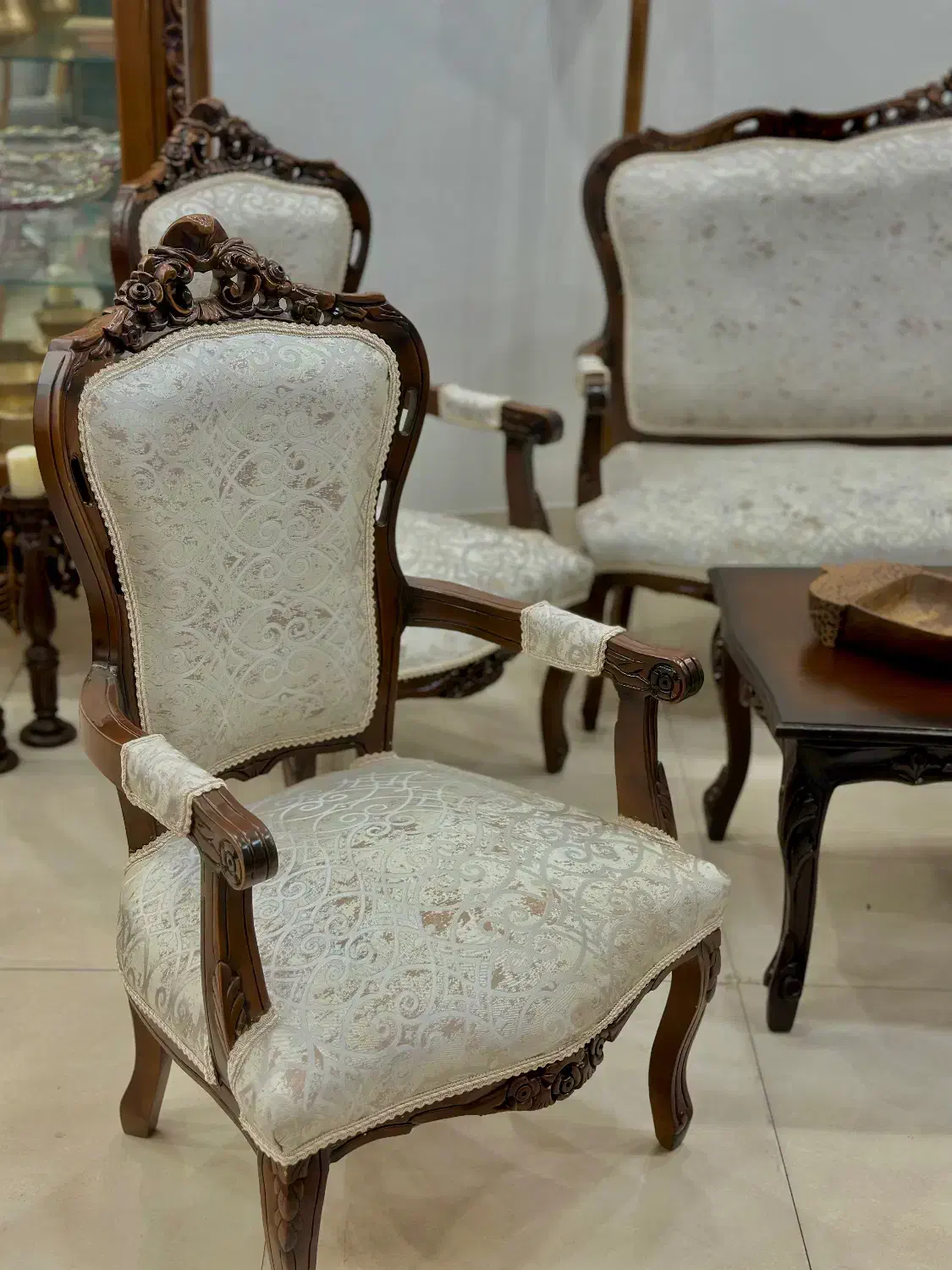 مبلمان استیل تمام چوب|مبلمان خانگی و میز عسلی|تهران, اختیاریه|دیوار