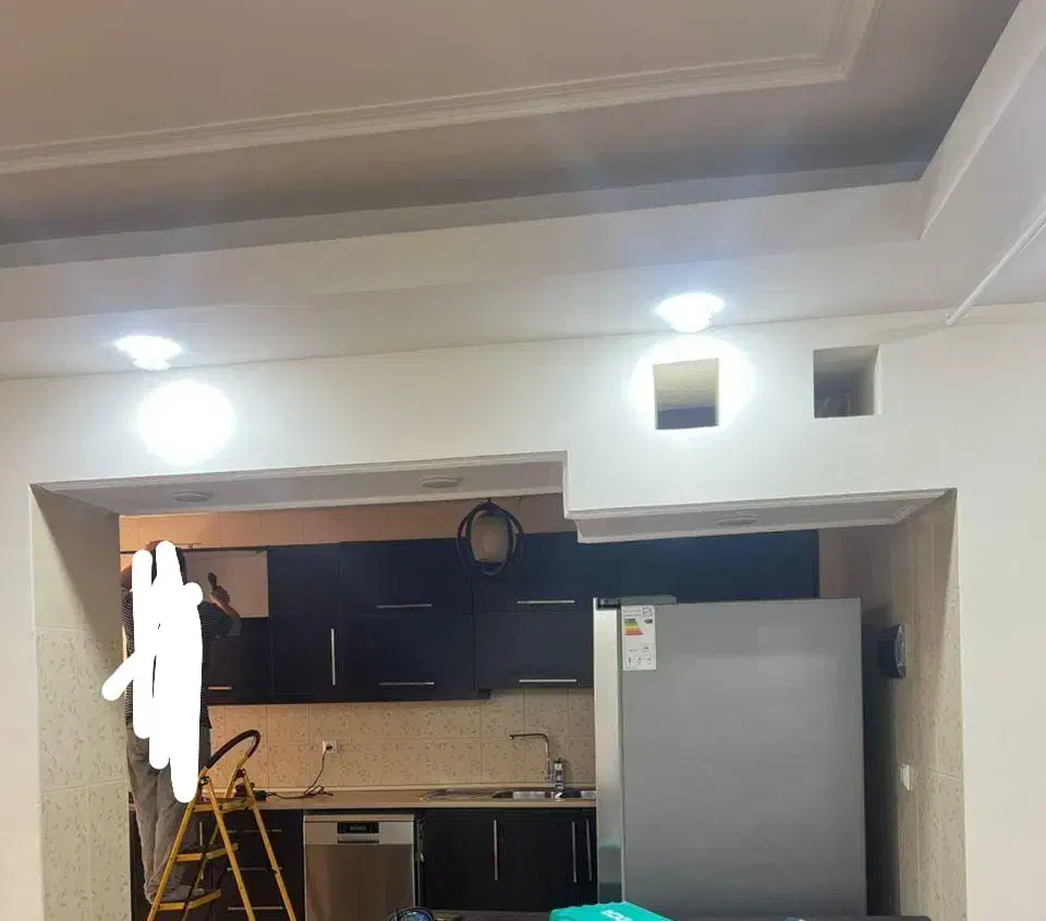 کابینت اشپزخونه باهود سینک وشیر راسان|هود|ساری, |دیوار