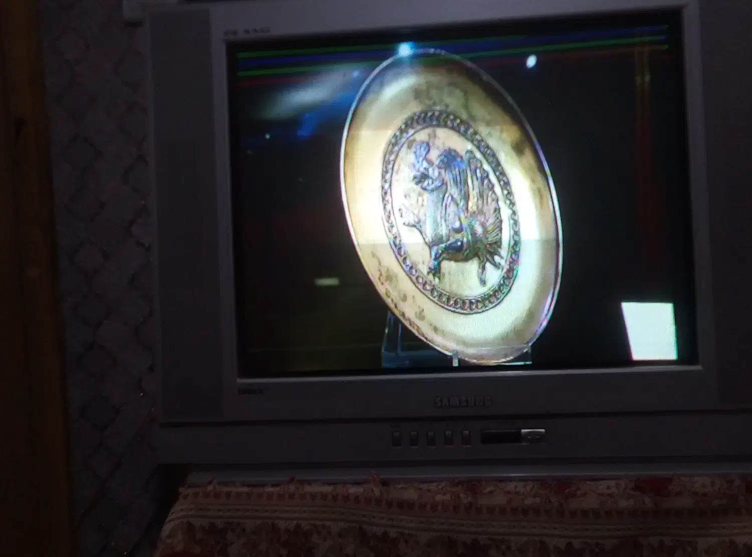 تلویزیون سامسونگ صفحه تخت سالم|تلویزیون و پروژکتور|تربت جام, شیخ احمد جامی|دیوار