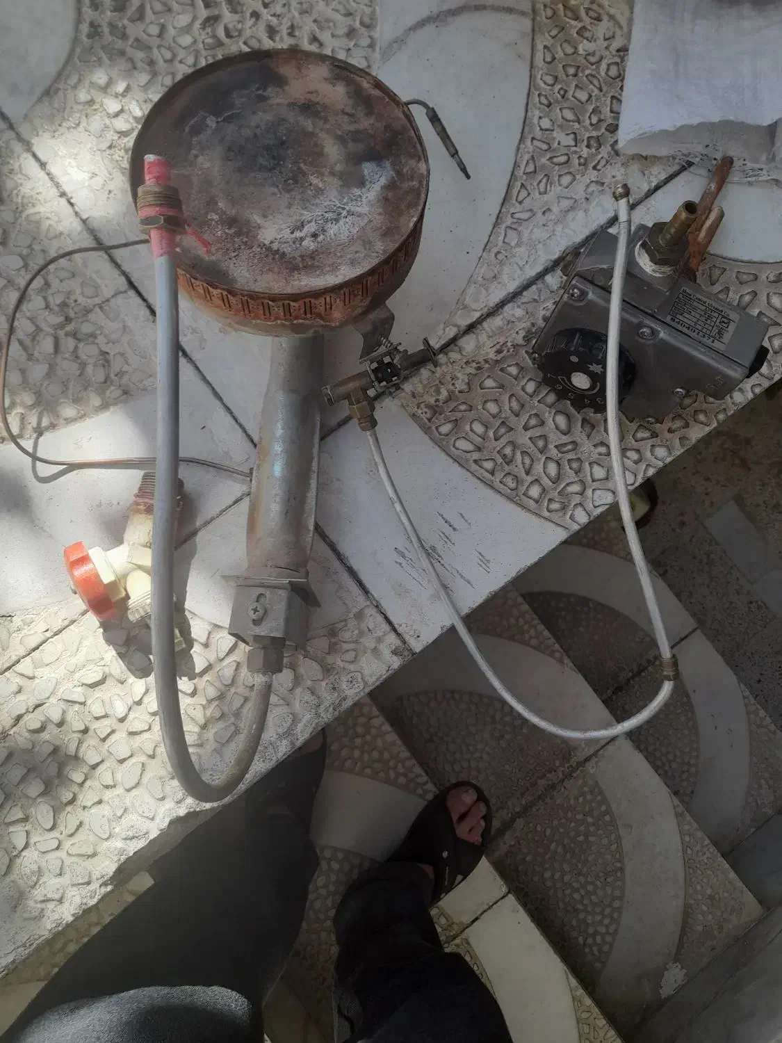 ژکلاتور وشعله مشعل ترمکوب باوسایل کامل|آبگرمکن، پکیج، شوفاژ|مراغه, |دیوار