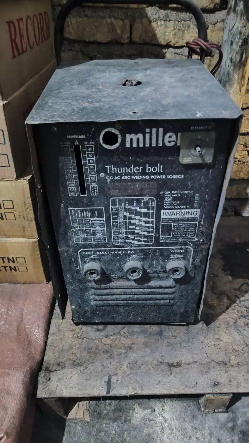 دستگاه جوش ۲ انبره miller|ابزارآلات|هشتگرد, هشتگرد قدیم|دیوار