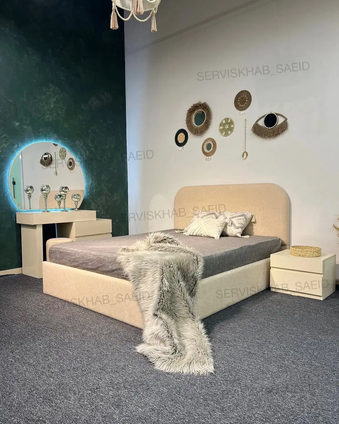 سرویس خواب نفیس ۱۹/۲۰۰|تخت و سرویس خواب|پارس‌آباد, |دیوار