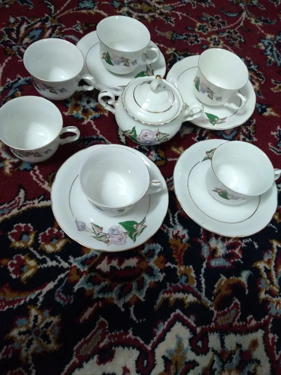 فنجان و نلبکی قدیمی|کلکسیون اشیاء عتیقه|اصفهان, پوریای ولی|دیوار