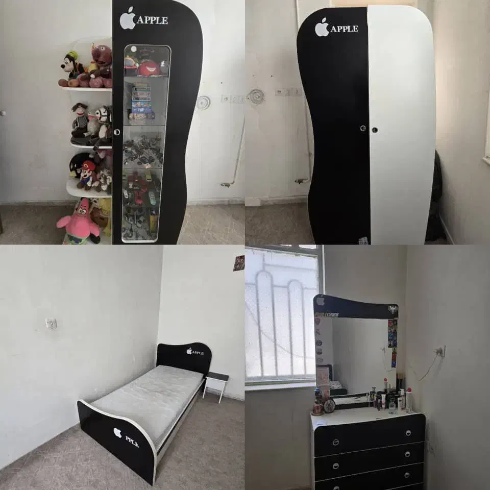 سرویس خواب یک نفره نوجوان|تخت و سرویس خواب|زاهدان, |دیوار